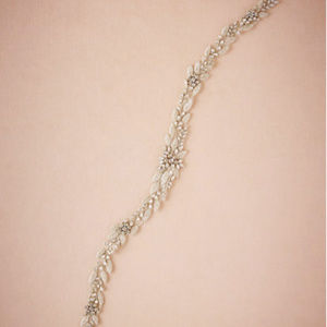 BHLDN Osmonda Belt (Opal & silver crystals) XS